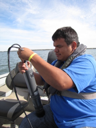 DJ Middletent preparing testing equipment